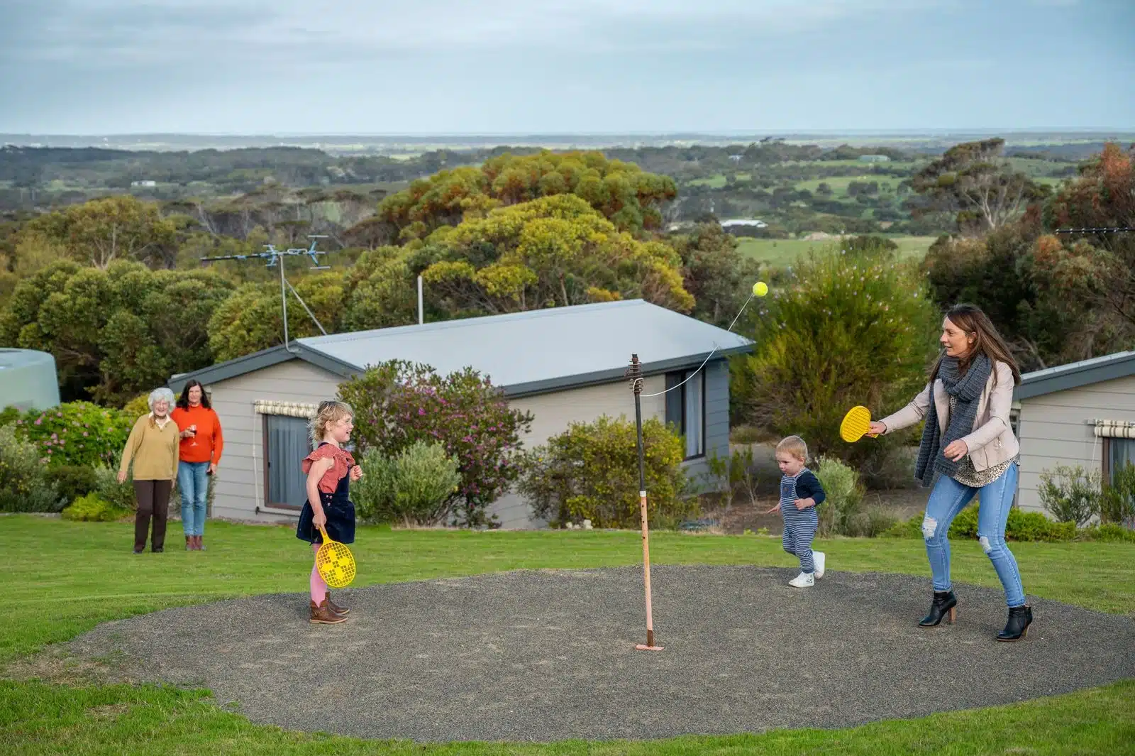 What’s the ideal accommodation for an extended family holiday on Kangaroo island?